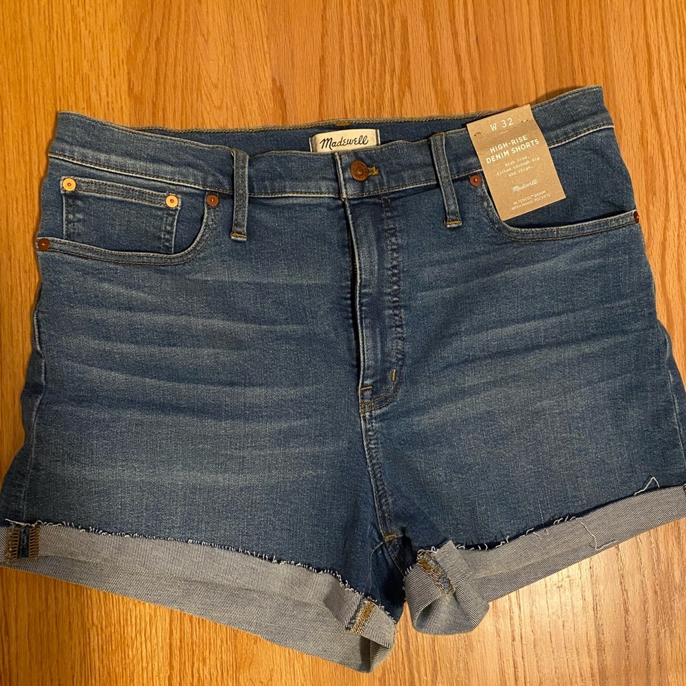 Madewell Highrise Denim Shorts